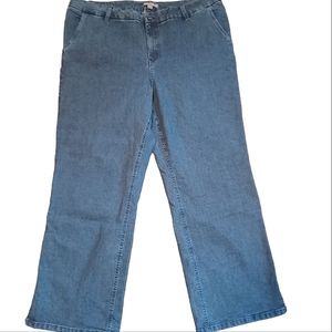 Jessica London straight leg blue denim jeans Size 20W